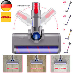 Elektrische Turbobürste Für Dyson V7 V8 V10 V11 V15 Soft LED Bodendüse Kopf