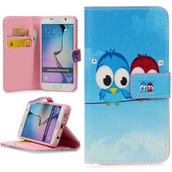 Handy Schutz Hülle Flip Cover Case Klapp Etui mit Motiv + Schutz Glas Folie