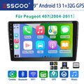 32G Für Peugeot 407 2004-2011 Autoradio Android 13 Carplay KAM GPS Navi RDS WIFI