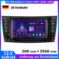 Für Mercedes E-Class W211 2002-2009 Android12 Autoradio GPS Navi Stereo DAB+ 32G