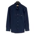 GANT Herren Marineblau Popelin Regular Fit Hemd Größe XL 43/44