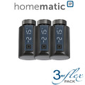 3er Set Homematic IP Smart Home Heizkörperthermostat Evo ,anthrazit-HmIP-eT