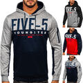 Kapuzenpullover Pullover Sweatshirt Hoodie Pulli Aufdruck Men Herren BOLF Print