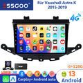 Android13 6+128G Für Opel Astra K 2015-19 Autoradio Carplay GPS Nav WIFI BT DAB+