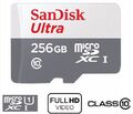 SanDisk 256GB Micro SD Speicherkarte Ultra Class 10 SDHC SDXC UHS-I 100MBs Full HD