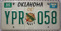 usa Nummernschild Oklahoma is OK License Plate  US Kennzeichen Schild [YPR 058]