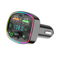 FM Transmitter Auto Bluetooth Kfz Radio Adapter PD+ Dual USB Ladegerät für Handy