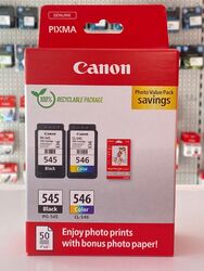 Original Canon Multipack PG-545 CL- 546 Standard o. XL n. Wahl PG-545XL CL-546XL