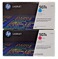 2x Original HP Toner 507A (1x CE401A Cyan & 1x CE403A Magenta) für LaserJet M551