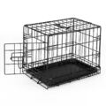 B-Ware: lionto Hundetransportkäfig Tiertransportbox Hundebox (S) 45x31x36 cm