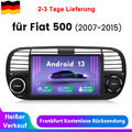 Carplay Android 13 Autoradio Für Fiat 500 07-2015 GPS Navi SWC WIFI BT DAB+ 64G