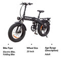 20 Zoll E Bike Mountainbike 500W Elektrofahrrad 500W Damen eBike E-Moped 