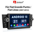 Für Fiat Linea Punto 07-12 Autoradio Carplay Android 13 GPS NAVI WIFI BT 2+64GB