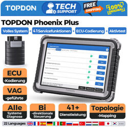 TOPDON Phoenix Plus Profi OBD2 Diagnosegerät KFZ Auto Scanner ECU Coding AutoVIN