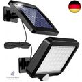 MPJ Solarlampen für Außen, 56 LED Solarleuchte Aussen mit Bewegungsmelder, IP65 