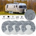 2/4x Radabdeckung Reifenabdeckung Radschutzhülle Wohnwagen Wohnmobil Anhänger!