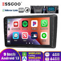 9" Android 13 4+64G Carplay Autoradio GPS RDS Für 03-12 Audi A3 S3 RS3 8P 8V 8PA