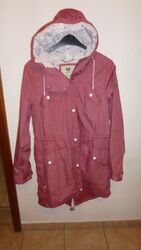 Regwear Clancy Damen Übergangsjacke mit Kapuze Gr. XL Chili Red neuwertig