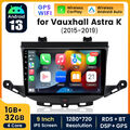 für Opel Astra K 2015-2019 CarPlay Android Autoradio Navigation GPS DAB+ Wifi 9"