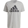 adidas Herren Sport Fitness Freizeit Shirt Must Haves Badge T-Shirt Grau