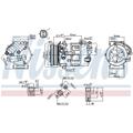 Kompressor Klimaanlage für Peugeot 5008 508 SW I Citroën C4 Grand Picasso II