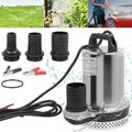 220W Schmutzwasserpumpe Tauchpumpe 8000 L/h Abwasserpumpe Fäkalienpumpe Baupumpe