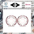 2x ORIGINAL® Brembo Bremsbackensatz, Feststellbremse Hinten für Renault Koleos