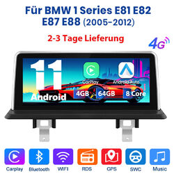 Carplay Für BMW E81 E82 E87 E88 2005-12 Android Autoradio GPS Navi WIFI BT 4+64G