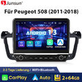 10.1" Android 13.0 Autoradio GPS NAVI WIFI DAB+ Für Peugeot 508 2011-2018 2+64G