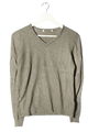 VILA V-Ausschnitt-Pullover Damen Gr. DE 36 hellgrau Casual-Look