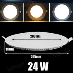 10x/50x LED Panel Einbaustrahler Einbau Leuchte Deckenleuchte Spots flach 3W-24W