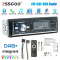 DAB+ Autoradio Bluetooth SD USB AM FM RDS AuxIN Fernbedienung DAB Antenne 1DIN