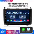 Für Mercedes Benz B Klasse W169 W245 Vito W639 Carplay Autoradio Android 12 128G