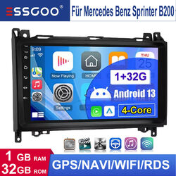 Für Mercedes MB A/B W169 W245 W639 VITO Autoradio 32G Carplay GPS SAT NAV RDS BT