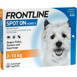 FRONTLINE Spot on H 10 Lösung f.Hunde 3 St PZN 662876