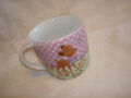 Heim  GmbH Tasse BEcher MUG  Reh Bambi Butterfly Blüten SWEAT Dots