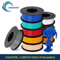 【4 Kaufen 3 Bezahlen】 PLA PETG 1KG 1,75 mm 3D Drucker Filament Spule Bündel Roll