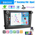 Autoradio Carplay Android 13 32G GPS + MIK Cam Für Opel Astra H Corsa C D Meriva