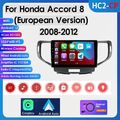 9"Android 12 Autoradio GPS Navi DAB BT Carplay für Honda Accord 8 2008-2012 32GB