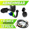 Anhängerkupplung abnehmbar+ES 13p spez für Peugeot 308 2 II Kombi / SW 14-21