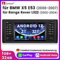 Für BMW E39 X5 E53 2000-2007 BT CarPlay Autoradio Android 12 GPS WIFI DAB+ 2+32G