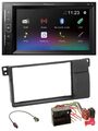 Pioneer DAB MP3 2DIN Bluetooth USB Autoradio für BMW 3er E46 Quadlock großem Nav