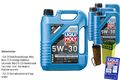 INSPEKTIONSKIT FILTER LIQUI MOLY ÖL 8L 5W-30 für Audi A6 Allroad 4FH C6 3.0