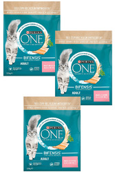 PURINA ONE BIFENSIS ADULT KATZENFUTTER KATZEN TROCKENFUTTER LACHS 3 x 2,8 Kg