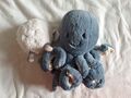 Jellycat 2 Stofftiere - Oktopus und Schneeflocke - Plüsch