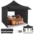 Pavillon 3x3-3x6m Wasserdicht Faltpavillon Anti-UV Partyzelt Winterfest Pavilion