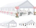 XXL 5x10 m PVC Bierzelt Zelt Pavillon Partyzelt Festzelt Vereinszelt Gartenzelt