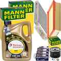 MANN INSPEKTIONSPAKET+5L TOTAL 5W-40 ÖL passend für RENAULT CLIO III 1.5-2.0