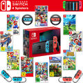 Nintendo Switch  32GB Spielkonsole Set bis 4 Spieler Mario Kart,Party,Zelda 1a