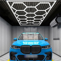 14X Hexagon LED Lampe Werkstatt Garage Wand Decken Leuchte Waben Beleuchtung DE